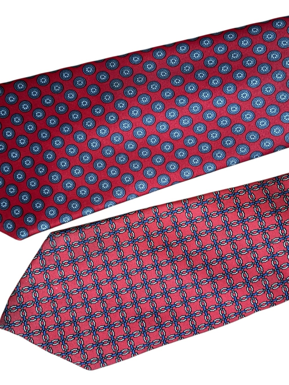 VINTAGE SILK TIES LOT OF 2 - Picture 4 of 8